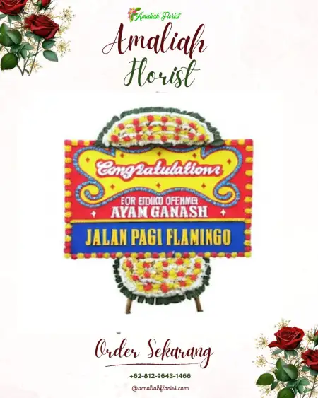 Sewa Papan Bunga Kawasan Blok M Jakarta Selatan